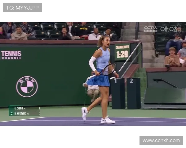 郑钦文备战印第安维尔斯赛全力冲刺